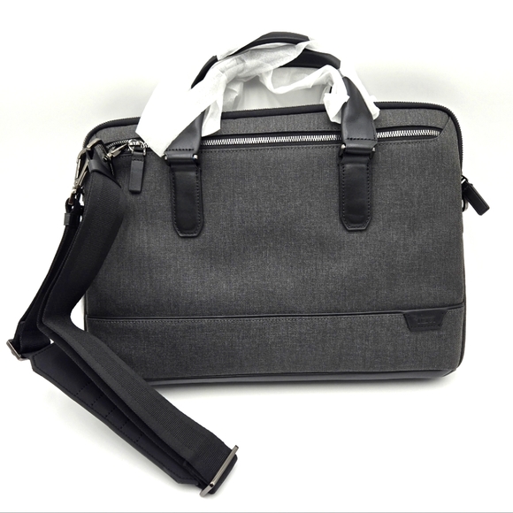 #98 NWT - Harrison Avondale Top Zip Brief - Charcoal - Picture 5 of 16